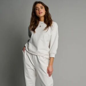 Everyday Sunday cropped crewneck side Medium